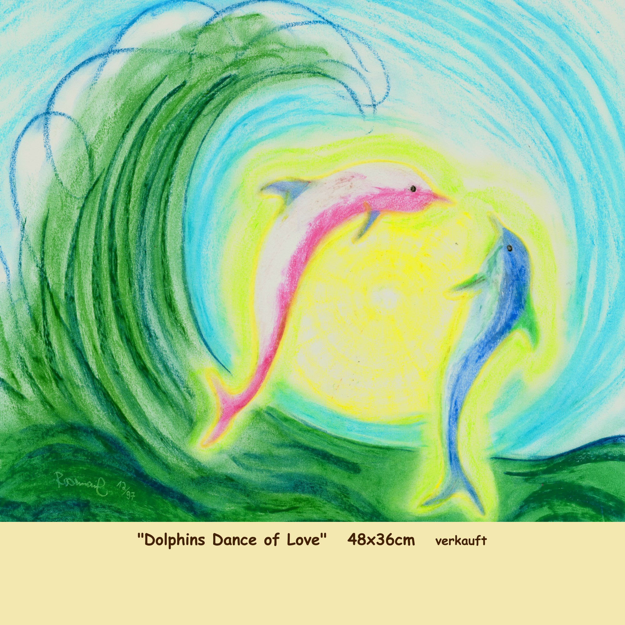 Dolphins Dance of Love